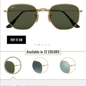 RayBans Hexagonal Flat Lenses